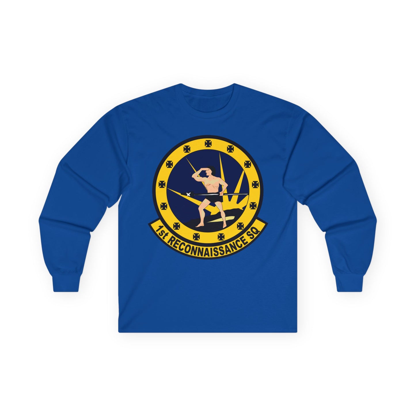 Unisex Ultra Cotton Long Sleeve Tee - USAF - 1st Reconnaissance Squadron wo txt