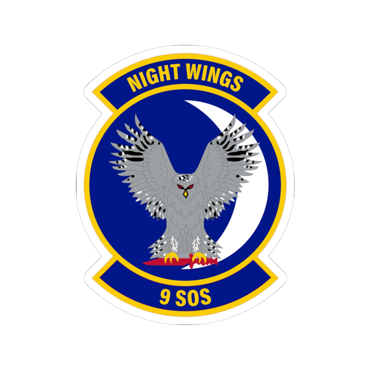 Kiss-Cut Stickers - USAF - 9th Special Operations Squadron wo txt X 300