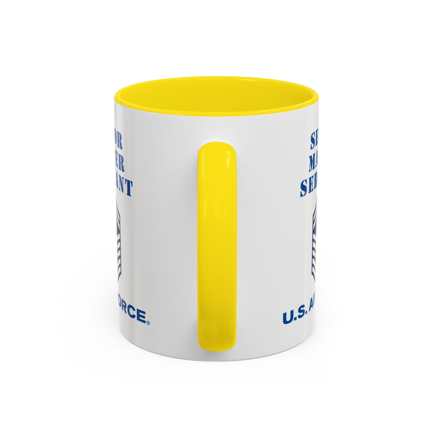 Accent Coffee Mug (11oz & 15oz) - USAF - Senior Master Sergeant (E8a) - 2020 - US Air Force w Text X 300
