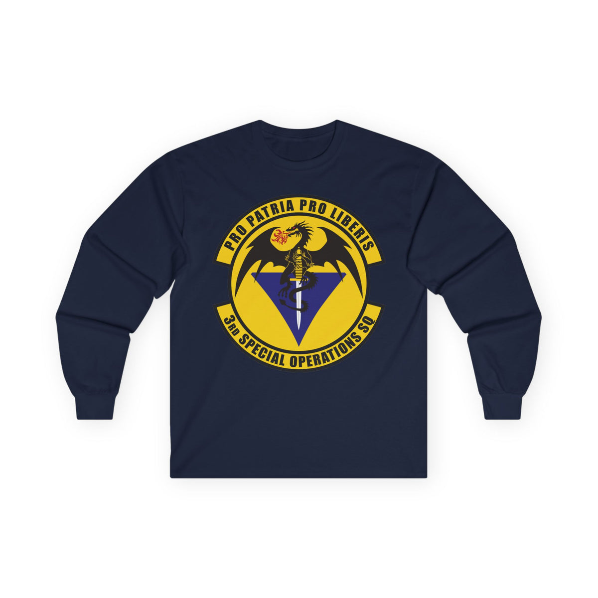 Unisex Ultra Cotton Long Sleeve Tee - USAF - 3rd Special Operations Squadron wo txt
