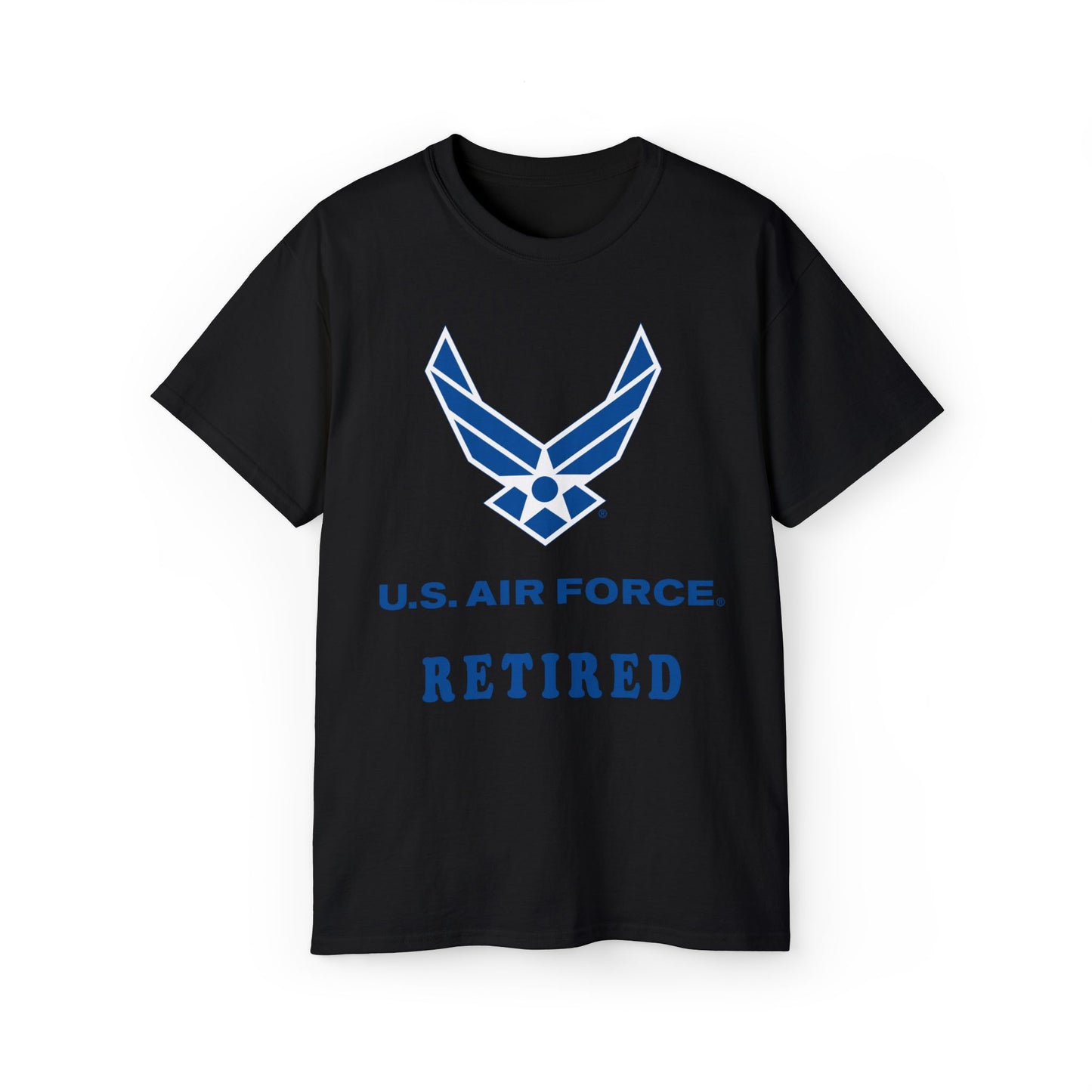 Unisex Ultra Cotton Tee - USAF - Air Force - Retired X 300
