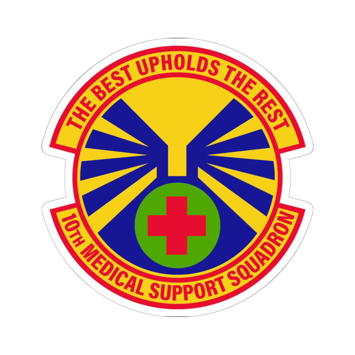 Kiss-Cut Stickers - USAF - 10th Medical Support Squadron wo txt