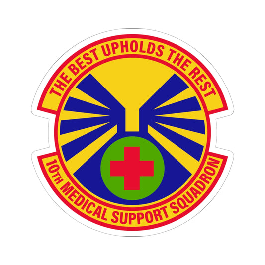 Kiss-Cut Stickers - USAF - 10th Medical Support Squadron wo txt