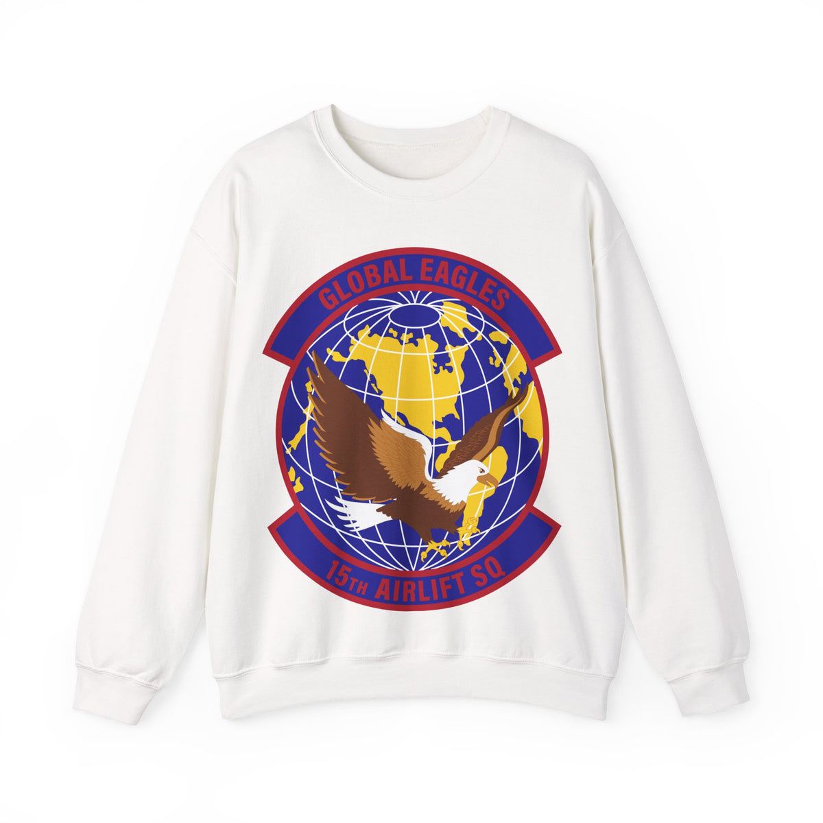 Crewneck Sweatshirt - USAF - 15th Airlift Squadron wo txt