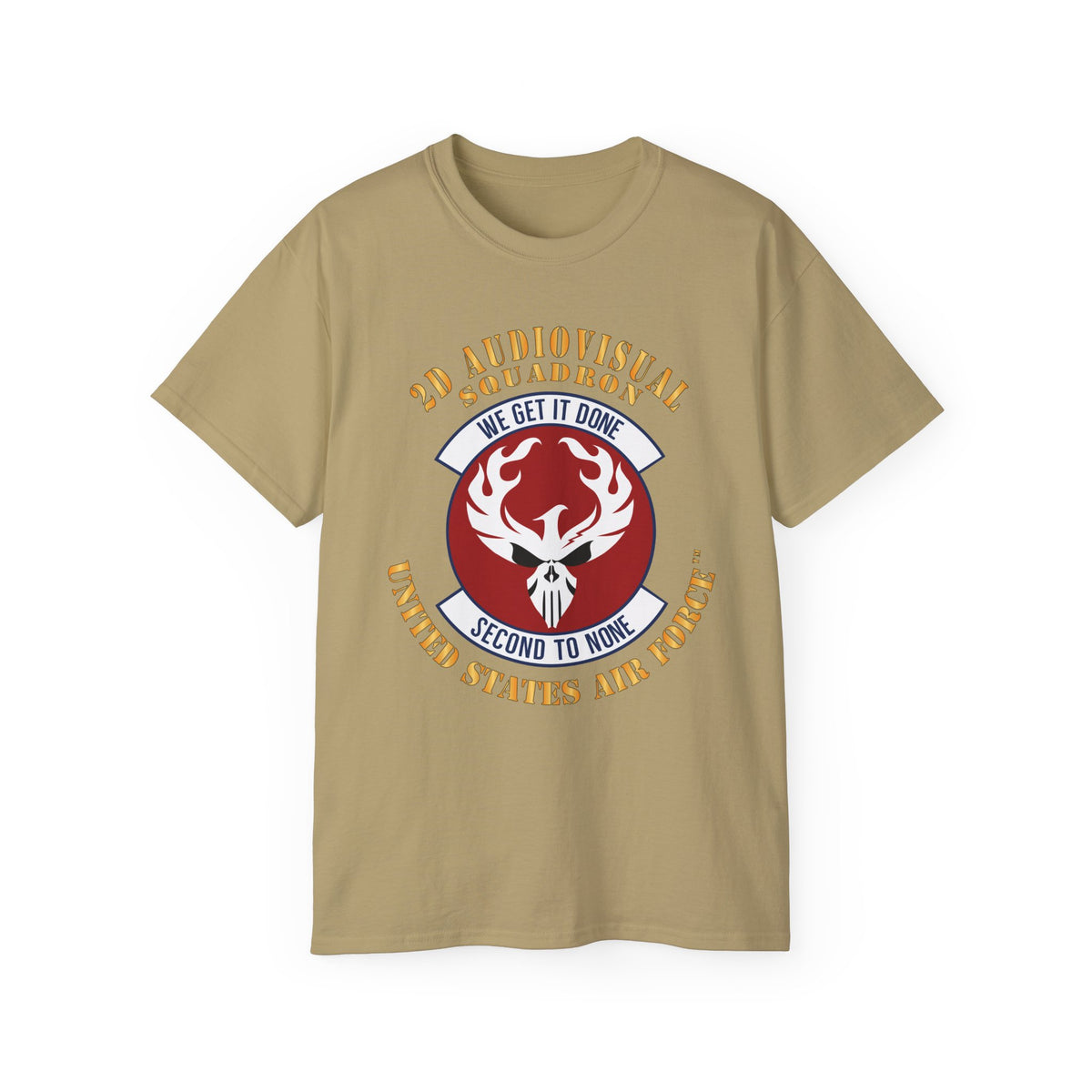 Unisex Ultra Cotton Tee - USAF - 2d Audiovisual Squadron X 300