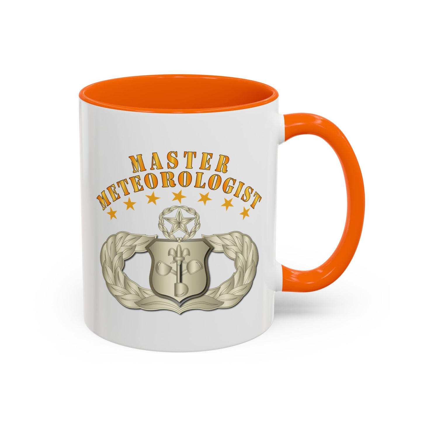 Accent Coffee Mug (11oz & 15oz) - USAF - Meteorologist - Master Badge wo DS