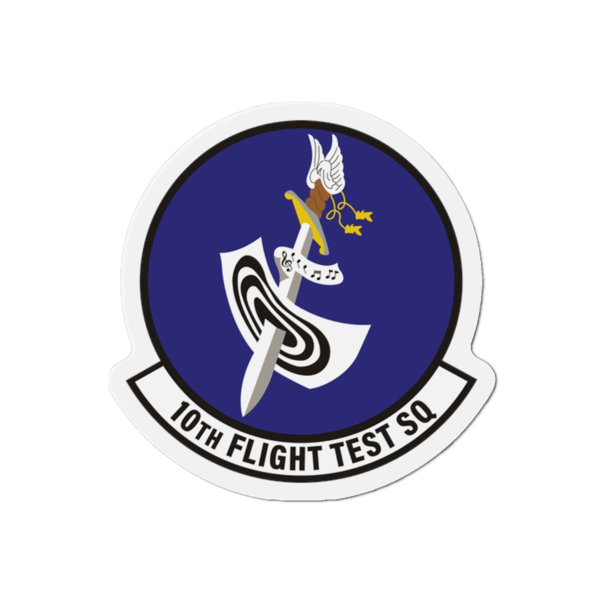Die-Cut Magnet - USAF - 10th Flight Test Squadron wo txt