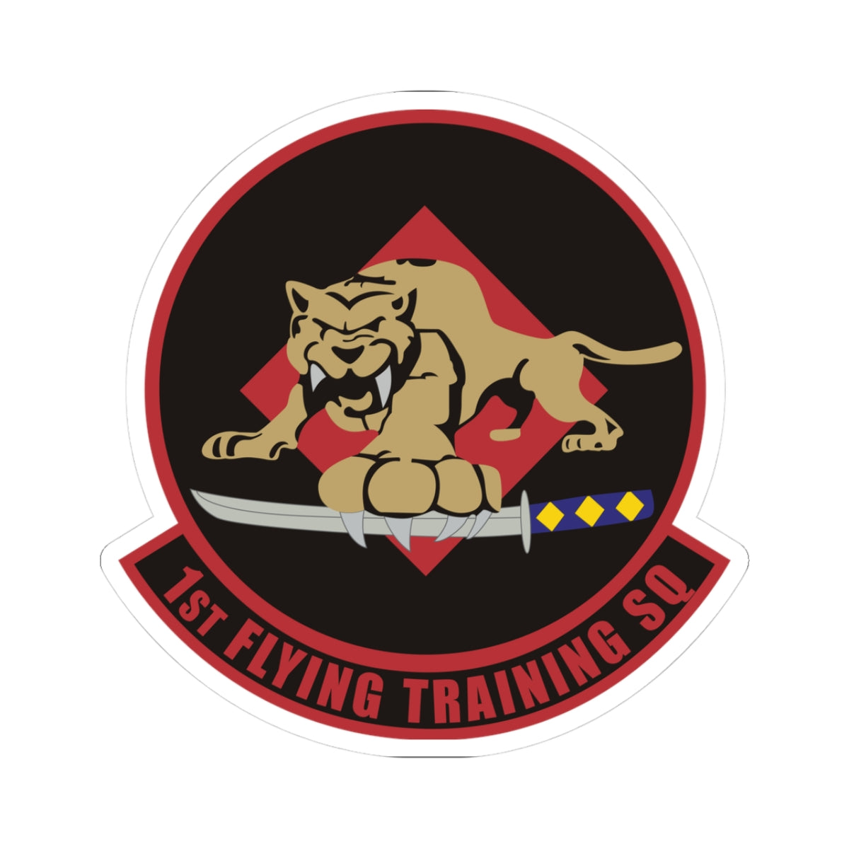 Kiss-Cut Stickers - USAF - 1st Flying Training Squadron (AETC) wo txt