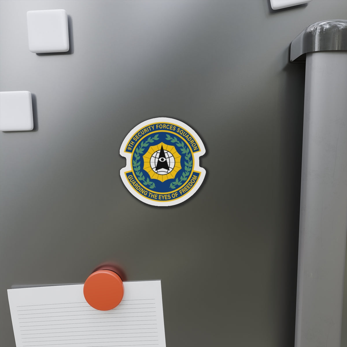 Die-Cut Magnet - USAF - 9th Security Forces Squadron wo txt X 300