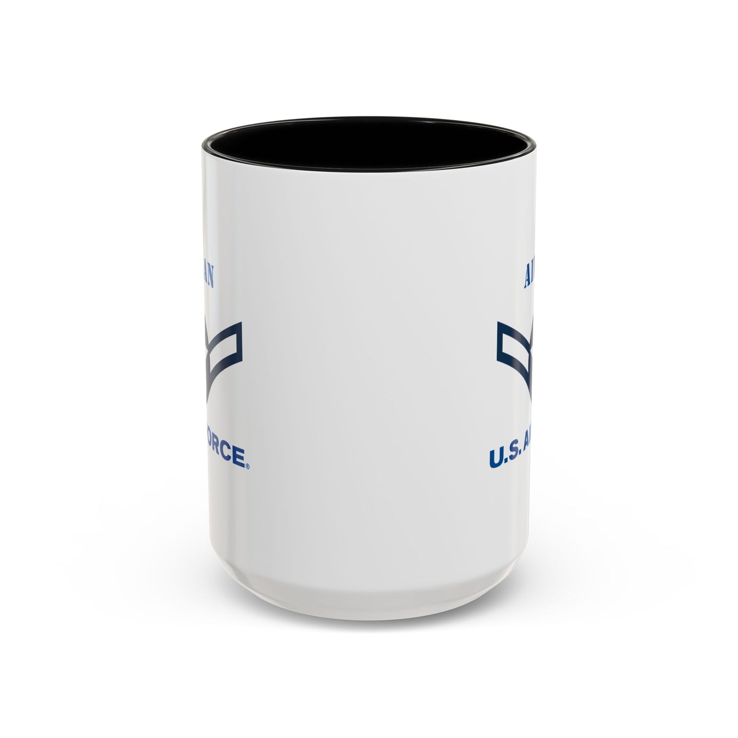 Accent Coffee Mug (11oz & 15oz) - USAF - Airman (E2) - 2020 - US Air Force w Text X 300