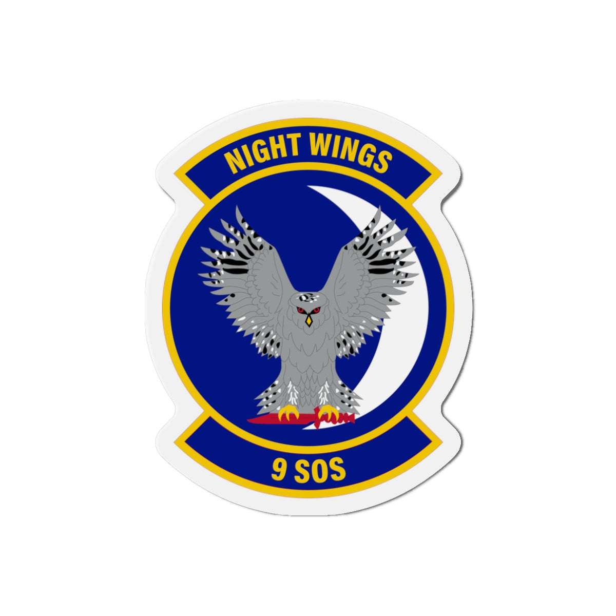 Die-Cut Magnet - USAF - 9th Special Operations Squadron wo txt X 300