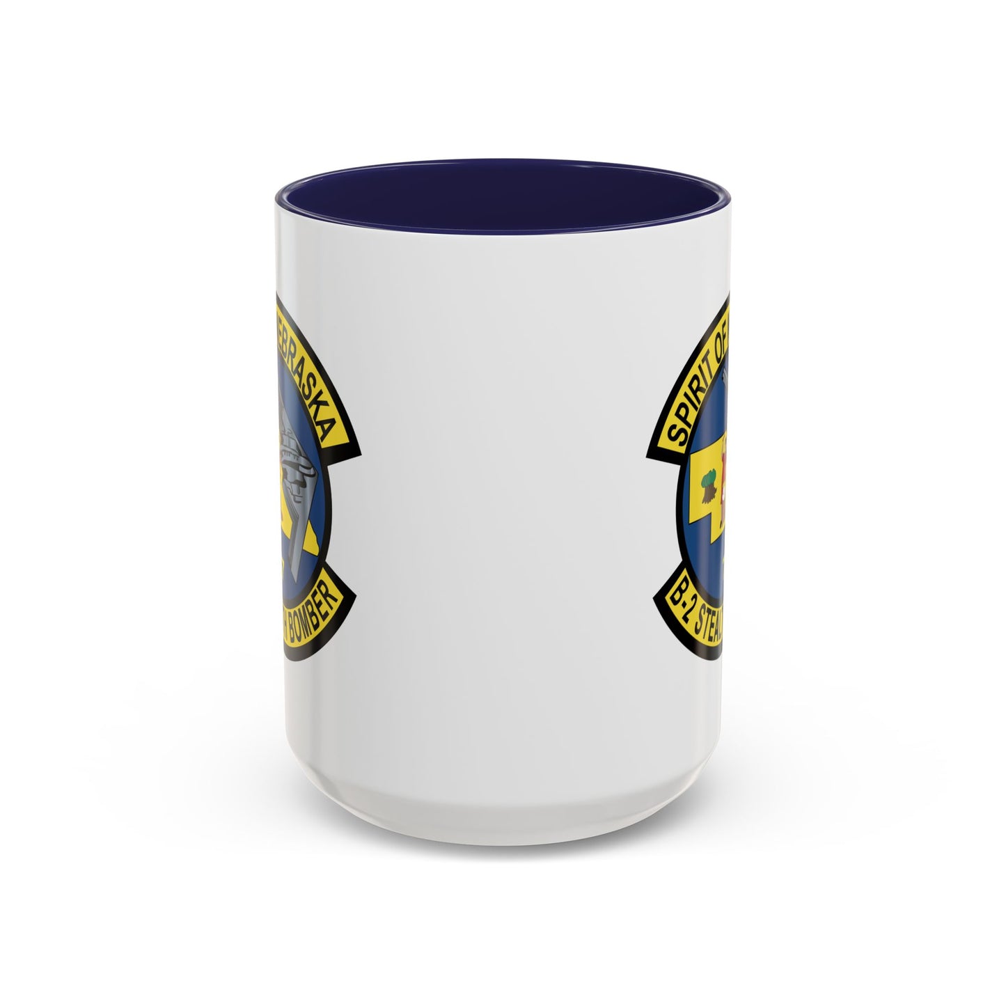 Accent Coffee Mug (11oz & 15oz) - USAF - B2 - Spirit of Nebraska - Stealth Bomber wo txt X 300