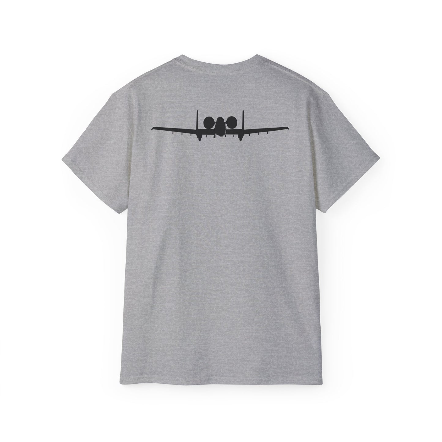 Unisex Ultra Cotton Tee - Aircraft - USAF - A-10 Thunderbolt II - Front - Silhouette X 300