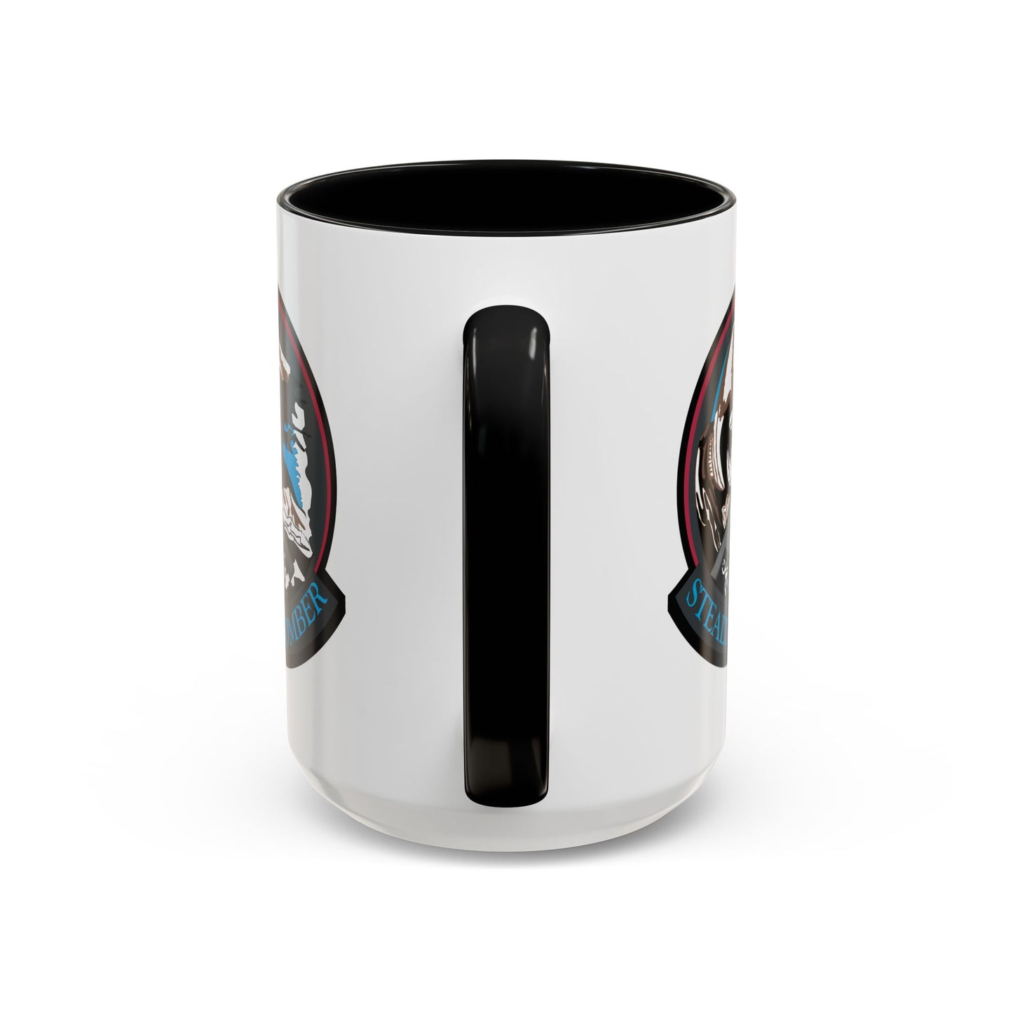 Accent Coffee Mug (11oz & 15oz) - USAF - B2 - Grim Reaper - Stealth Bomber wo txt X 300