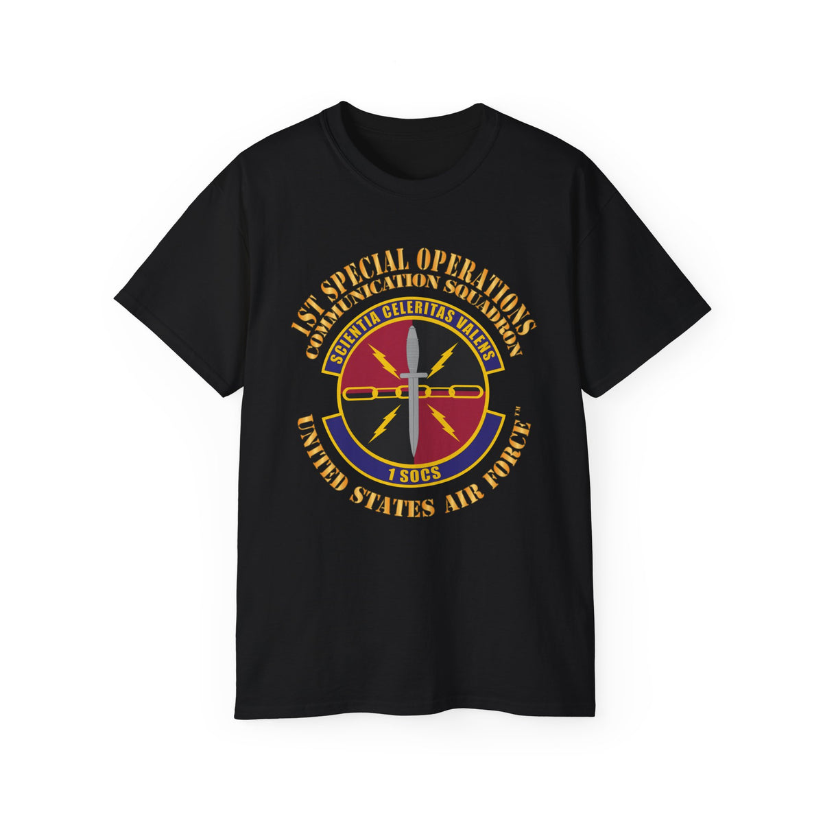 Unisex Ultra Cotton Tee - USAF - 1st Special Operations Communication Squadron X 300