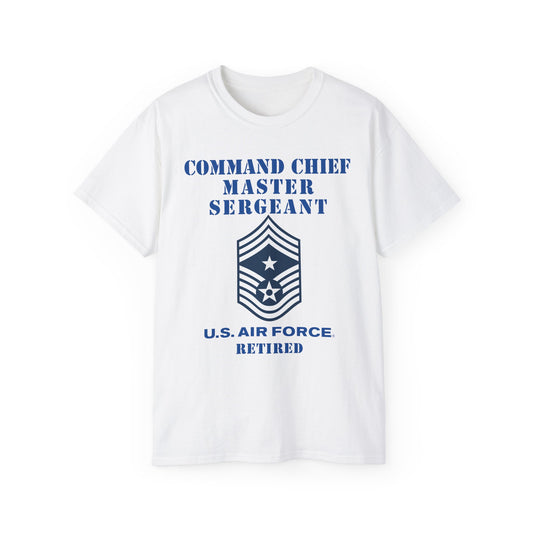 Unisex Ultra Cotton Tee - USAF - Command Chief Master Sergeant (E9c) - 2020 - Retired