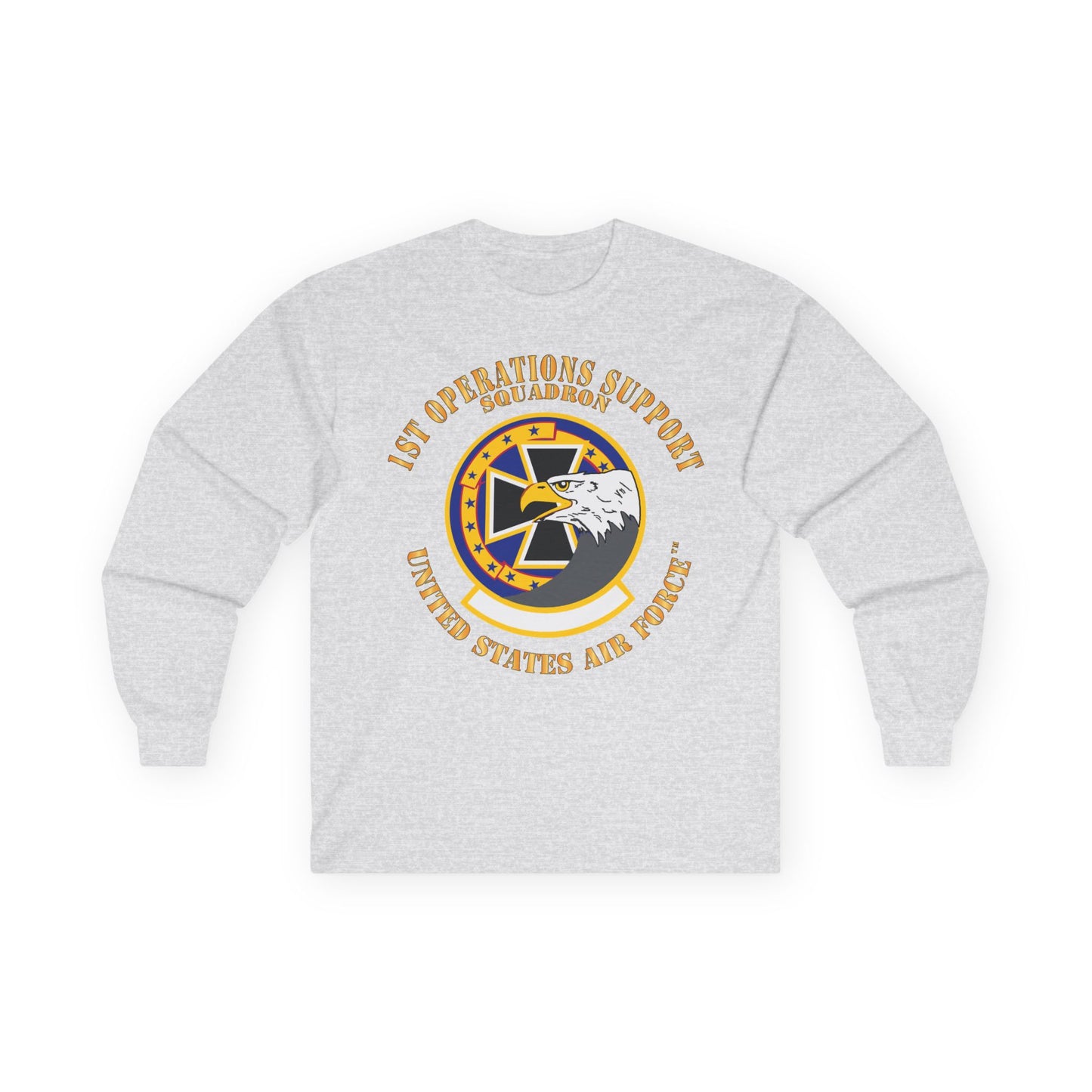 Unisex Ultra Cotton Long Sleeve Tee - USAF - 1st Operations Support Squadron