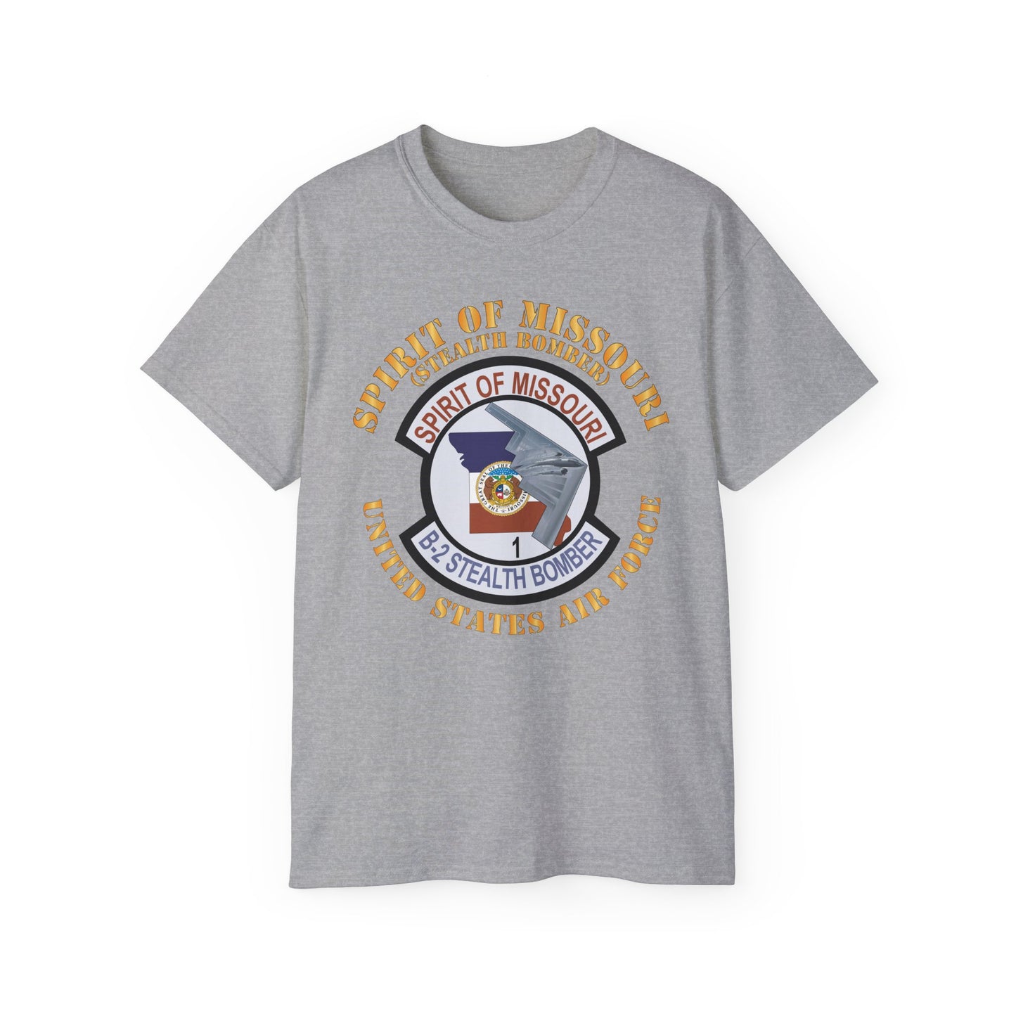 Unisex Ultra Cotton Tee - USAF - B2 - Spirit of Missouri Stealth Bomber X 300