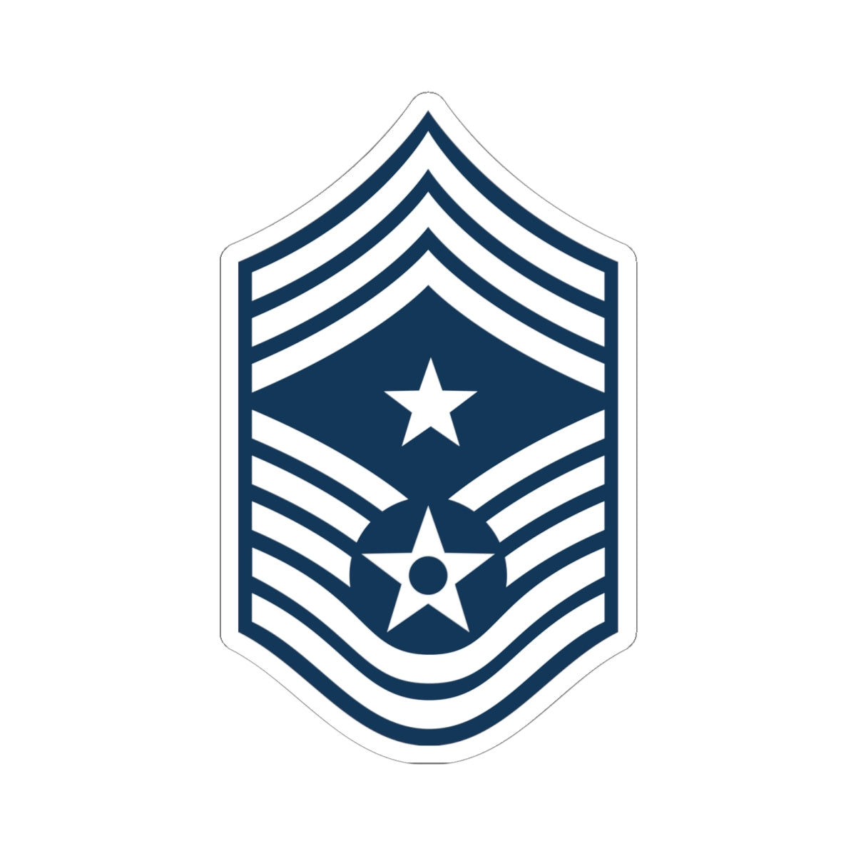 Kiss-Cut Stickers - USAF - Command Chief Master Sergeant (E9c) - 2020
