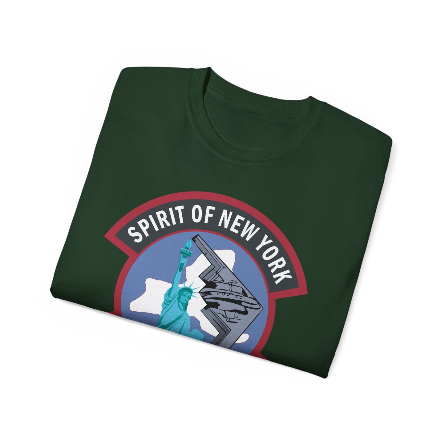 Unisex Ultra Cotton Tee - USAF - B2 - Spirit of New York - Stealth Bomber wo txt X 300