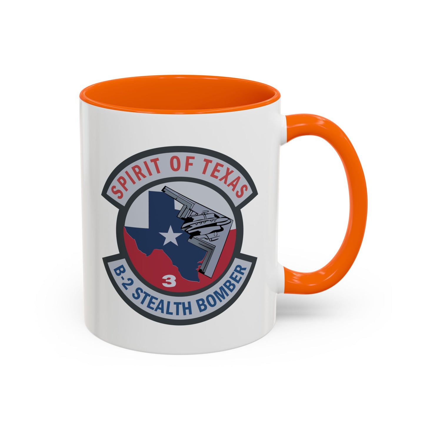 Accent Coffee Mug (11oz & 15oz) - USAF - B2 - Spirit of Texas - Stealth Bomber wo txt X 300