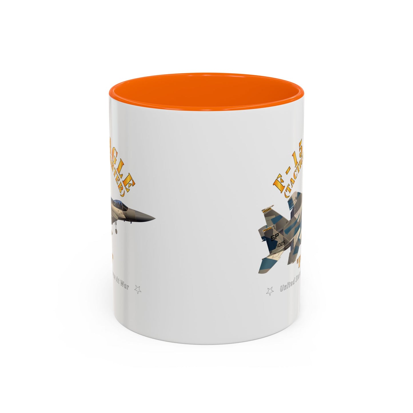 Accent Coffee Mug (11oz & 15oz) - USAF - F15 Eagle - F15
