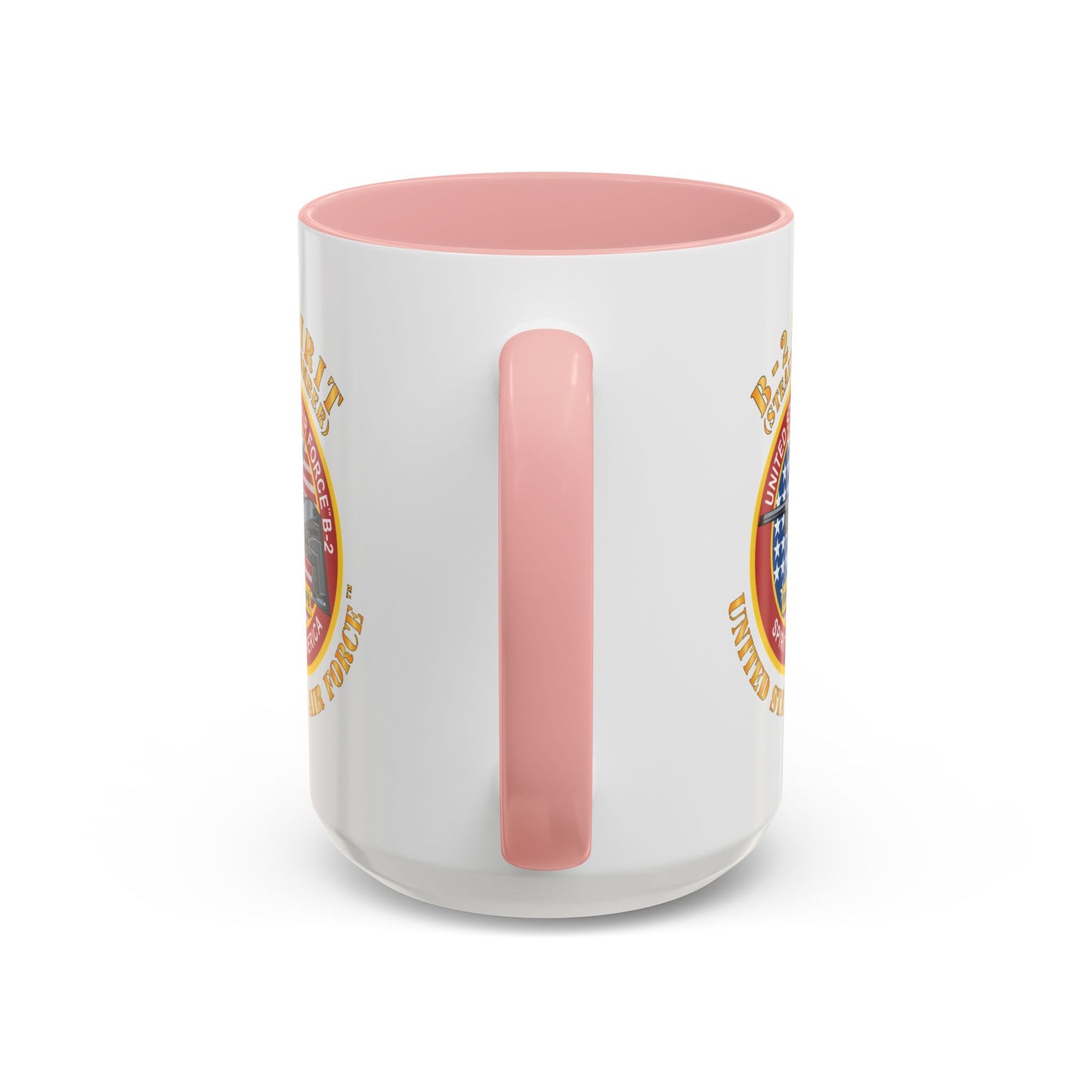 Accent Coffee Mug (11oz & 15oz) - USAF - B2 - Spirit - Stealth Bomber X 300