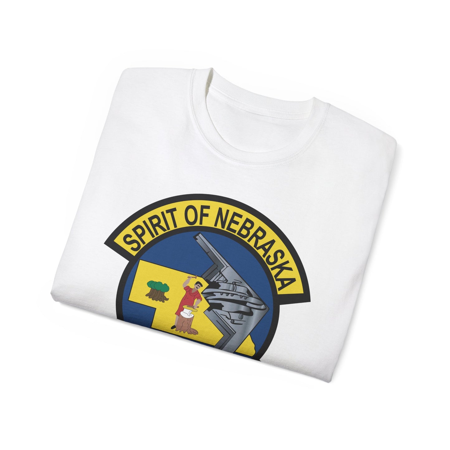 Unisex Ultra Cotton Tee - USAF - B2 - Spirit of Nebraska - Stealth Bomber wo txt X 300
