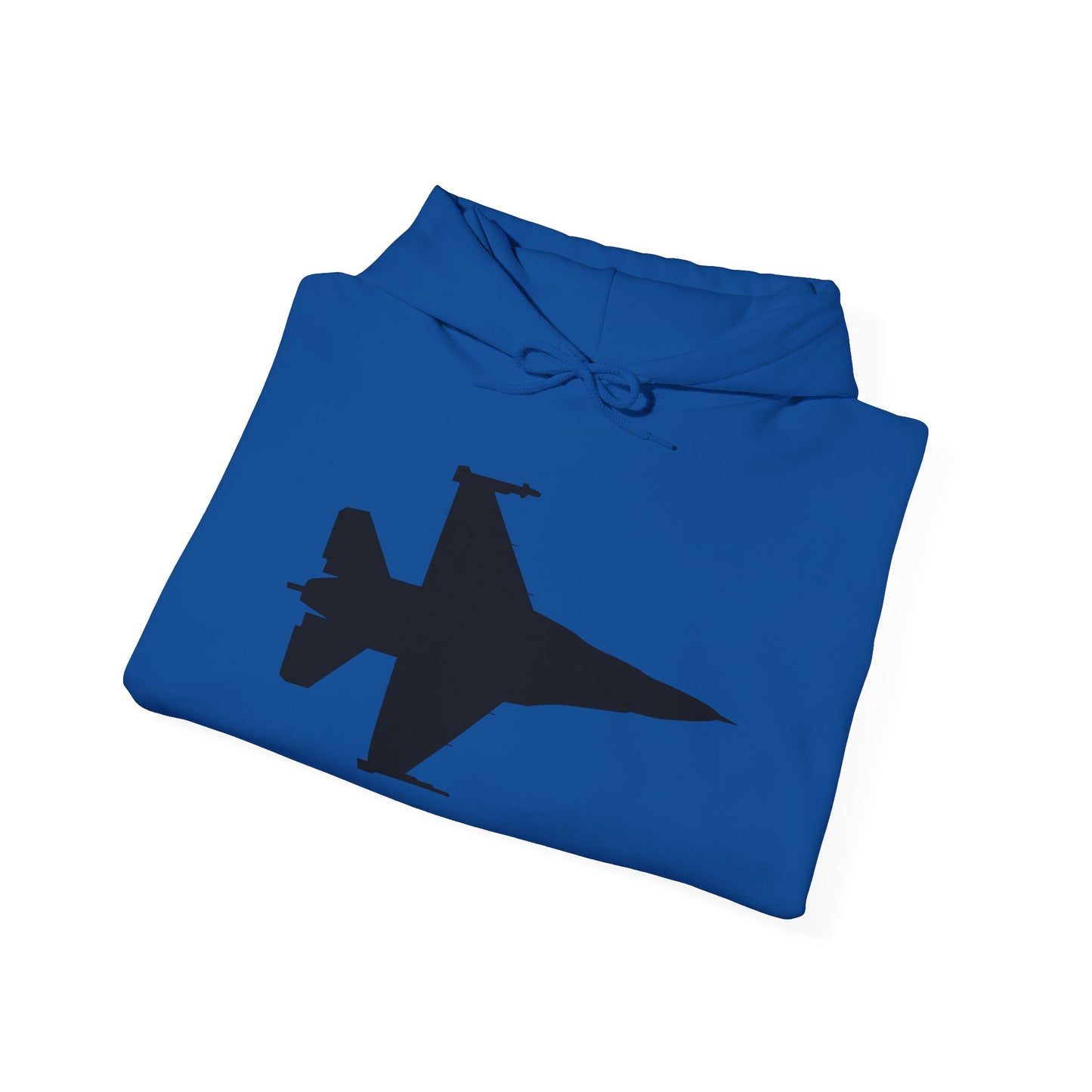 Unisex Heavy Blend Hooded Sweatshirt - Aircraft - F-16 -Top - Silhouette - wo Txt X 300