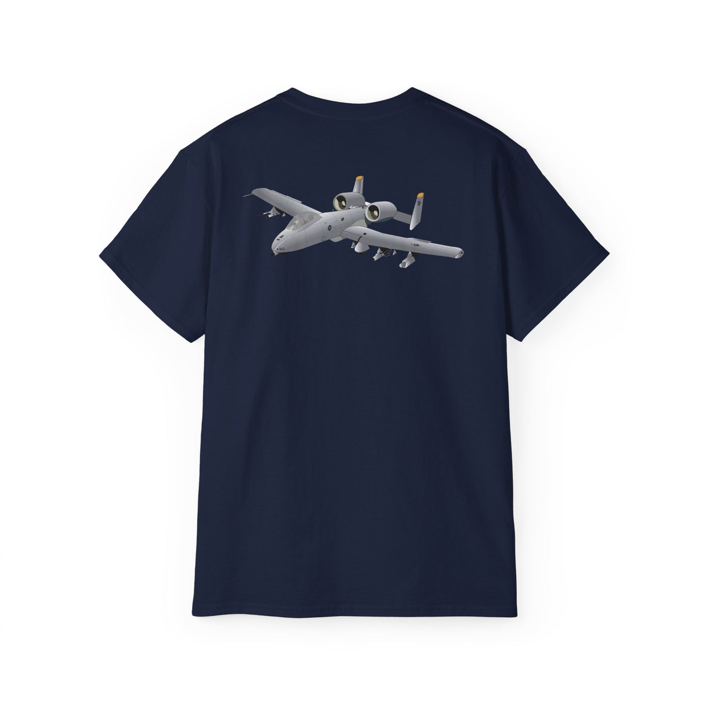 Unisex Ultra Cotton Tee - Aircraft - A10 - Front - Top - Oblique X 300