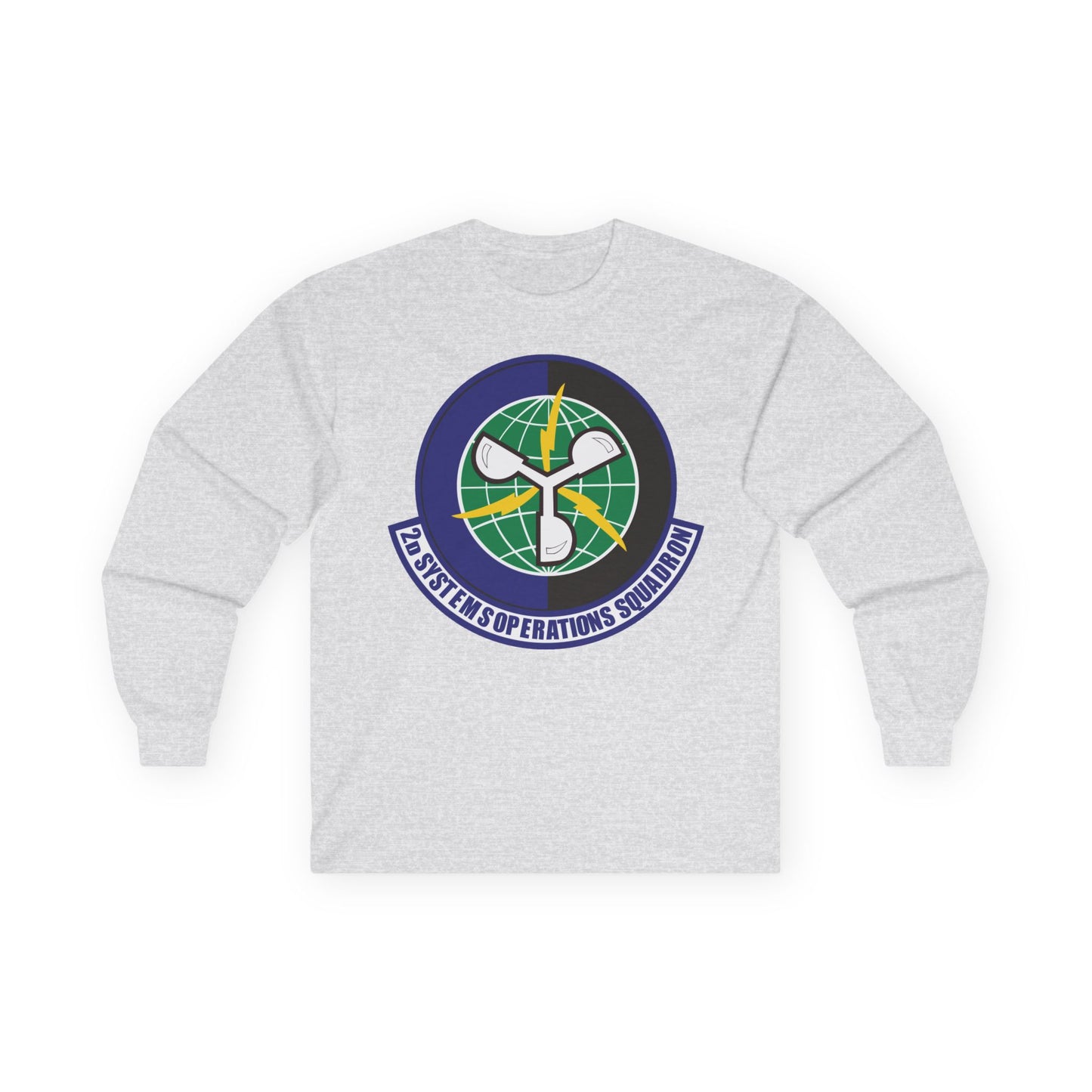 Unisex Ultra Cotton Long Sleeve Tee - USAF -2d Systems Operations Squadron wo txt