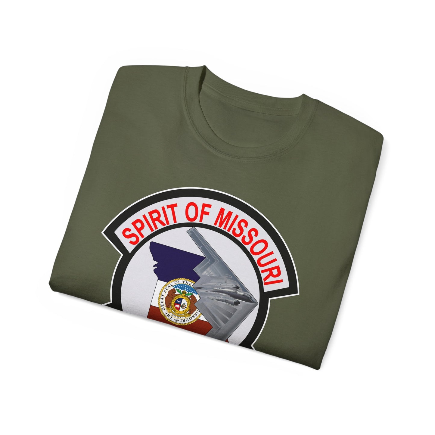 Unisex Ultra Cotton Tee - USAF - B2 - Spirit of Missouri - Stealth Bomber wo Txt