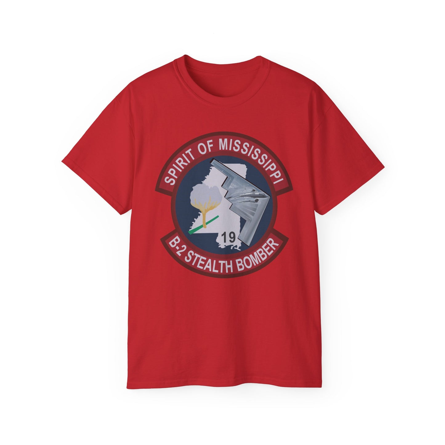 Unisex Ultra Cotton Tee - USAF - B2 - Spirit of Mississippi - Stealth Bomber wo txt X 300