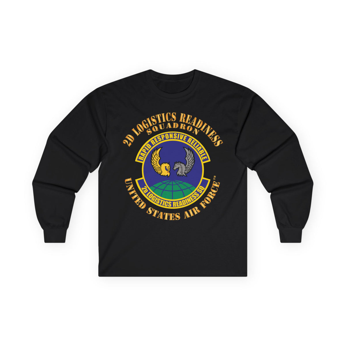 Unisex Ultra Cotton Long Sleeve Tee - USAF - 2d Logistics Readiness Squadron