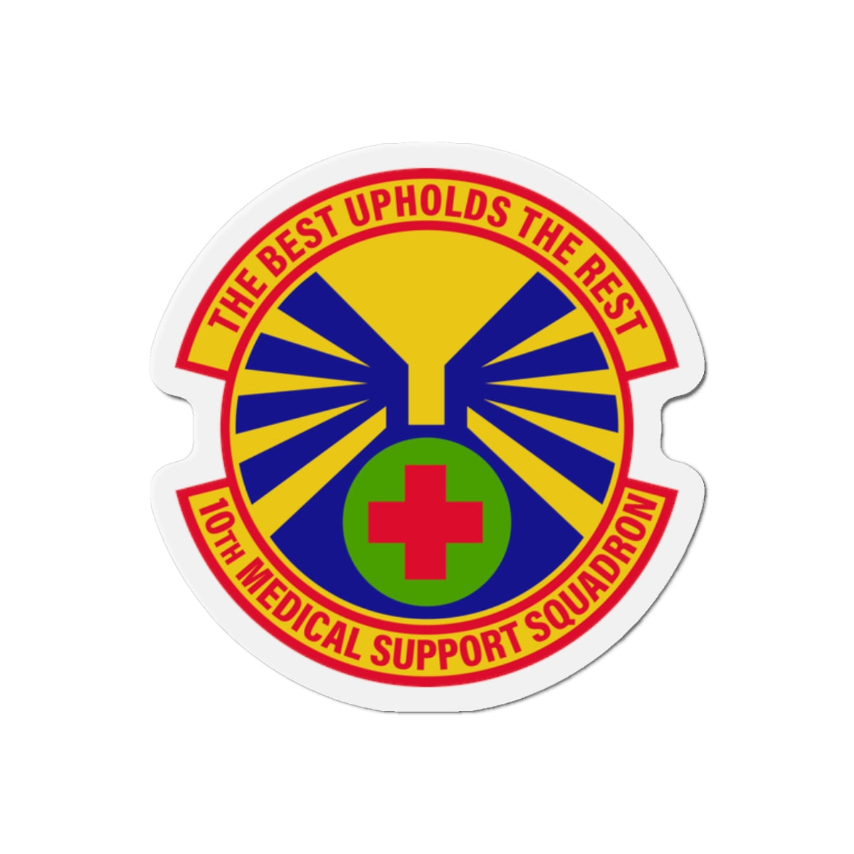 Die-Cut Magnet - USAF - 10th Medical Support Squadron wo txt