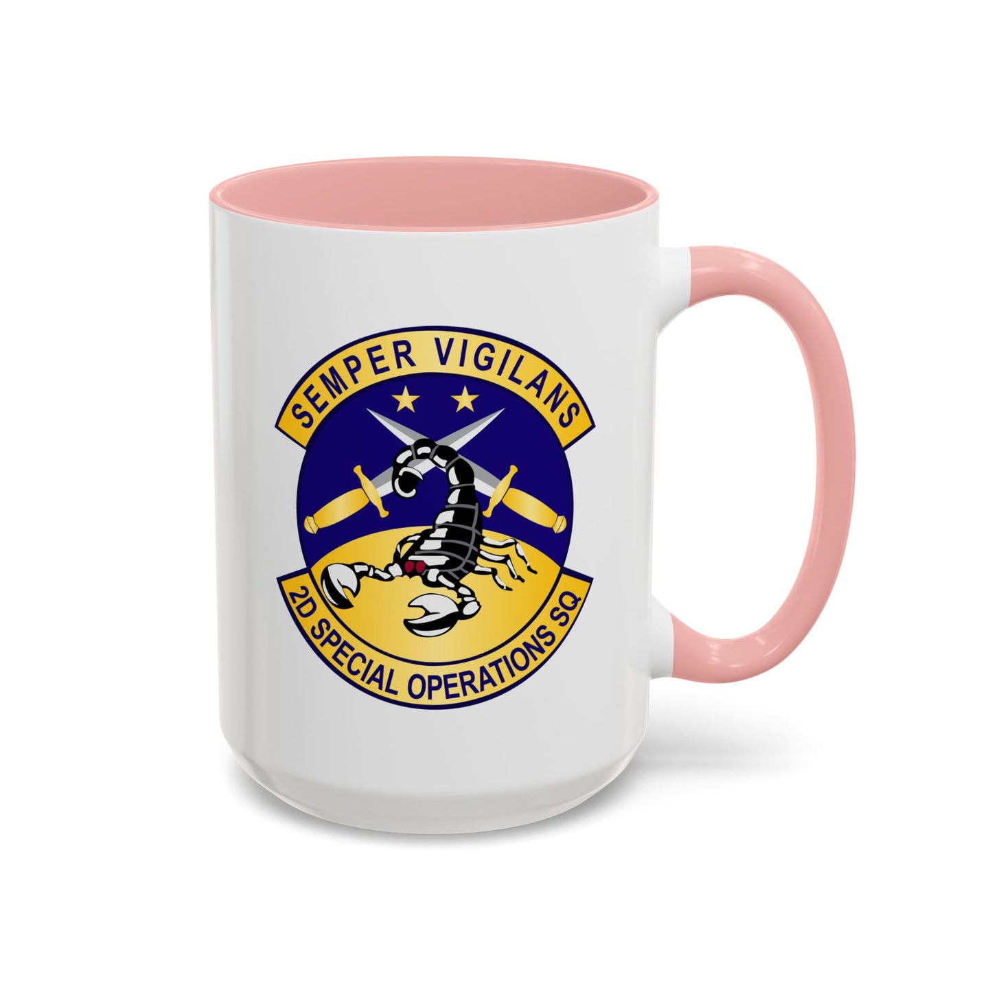 Accent Coffee Mug (11oz & 15oz) - USAFSOF - 2nd Special Operations Squadron wo Txt