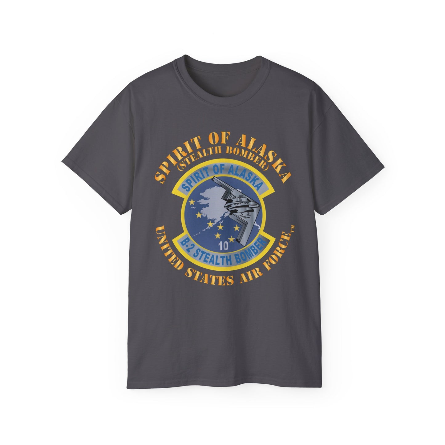 Unisex Ultra Cotton Tee - USAF - B2 - Spirit of Alaska - Stealth Bomber X 300