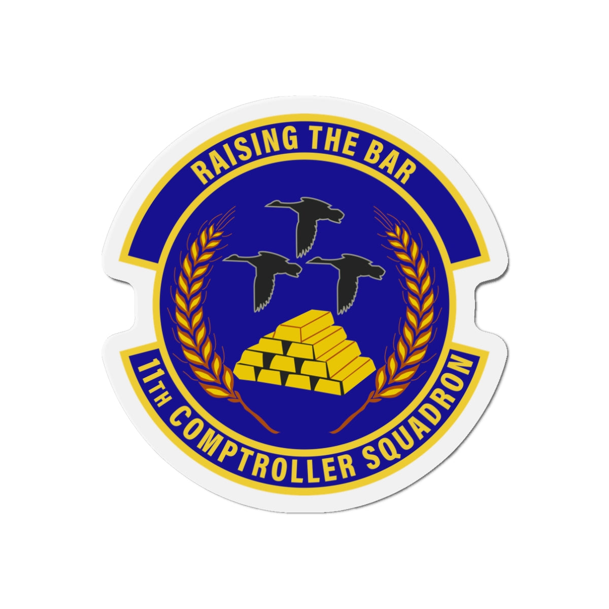 Die-Cut Magnet - USAF - 11th Comptroller Squadron wo txt