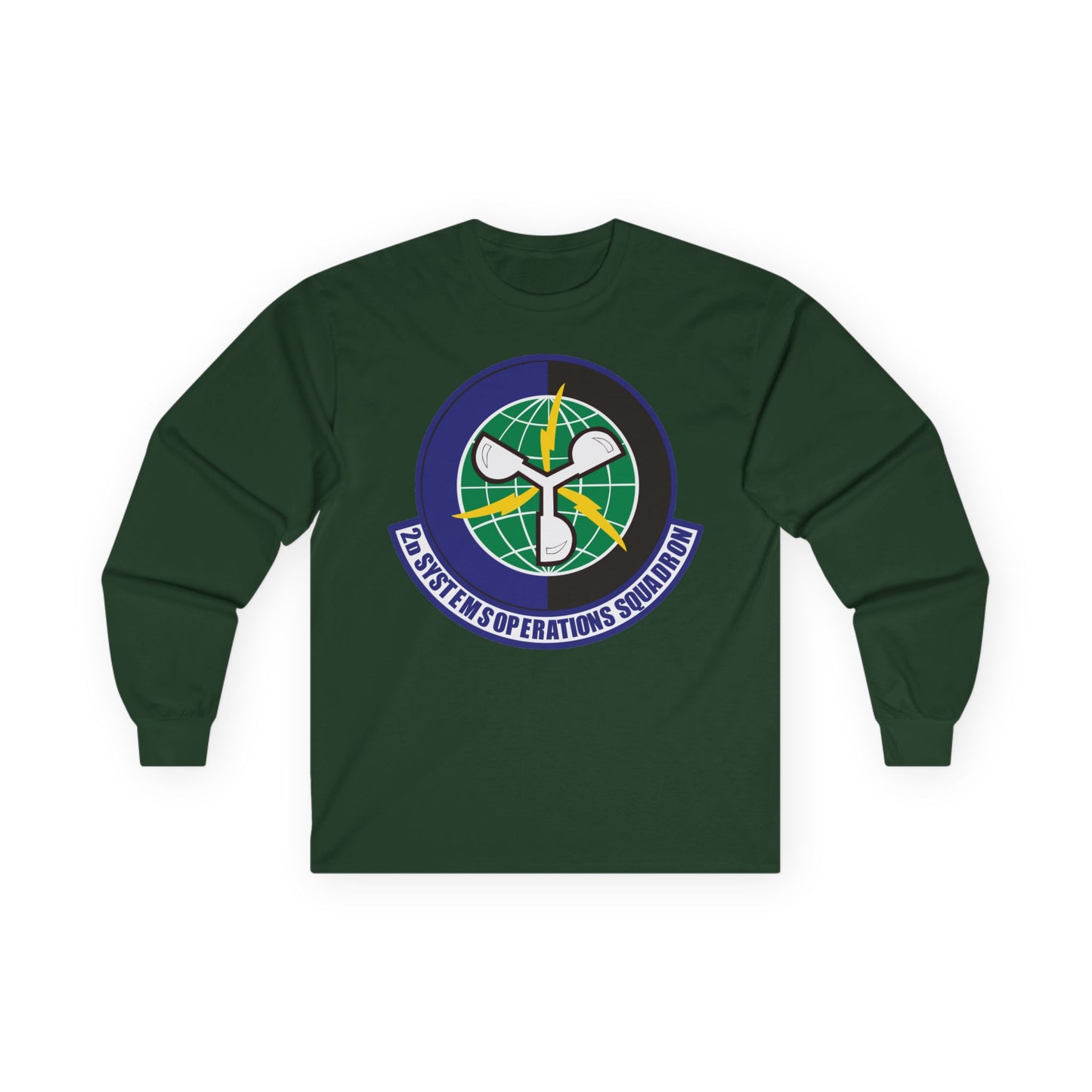 Unisex Ultra Cotton Long Sleeve Tee - USAF -2d Systems Operations Squadron wo txt