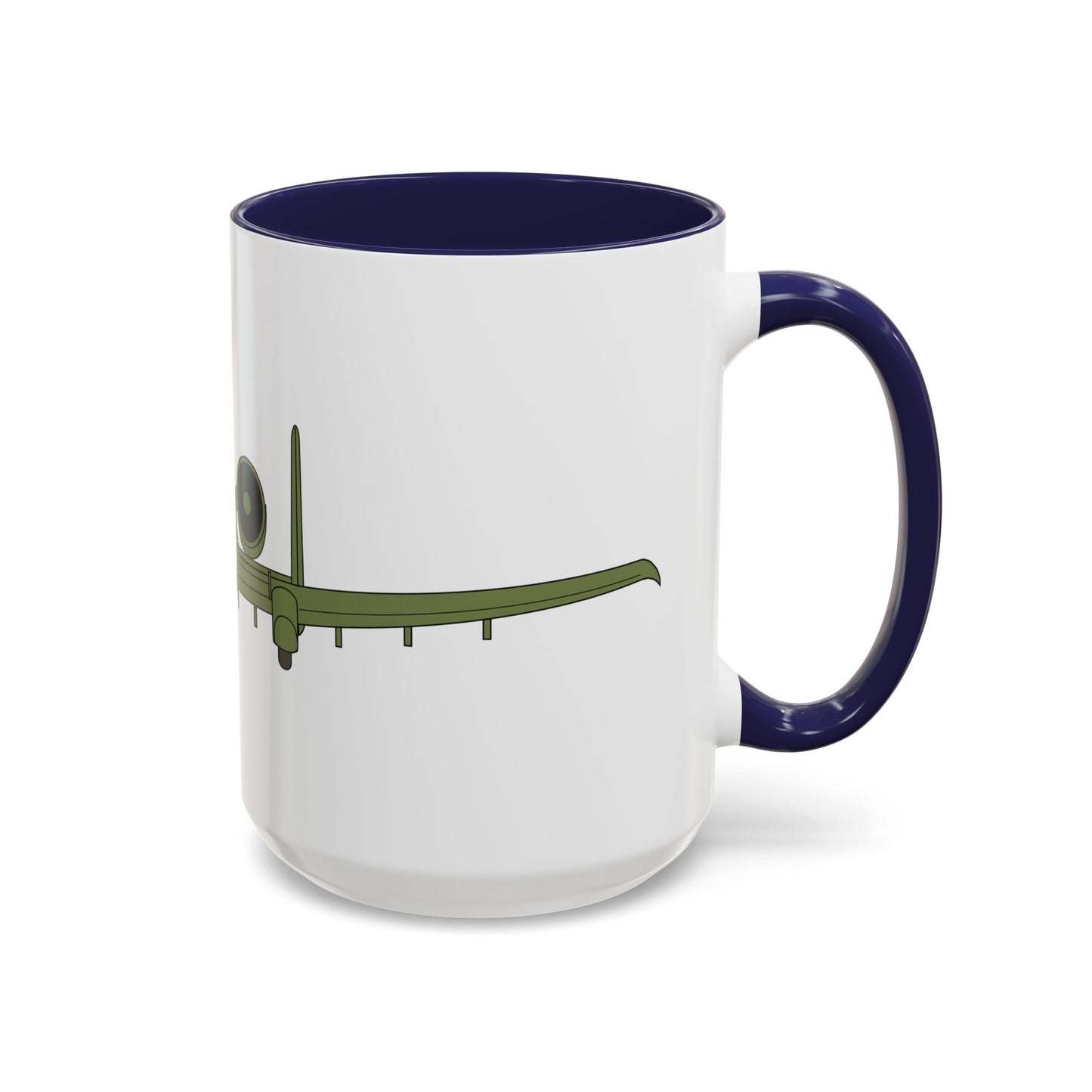 Accent Coffee Mug (11oz & 15oz) - Aircraft - USAF - A-10 Thunderbolt II - Front X 300
