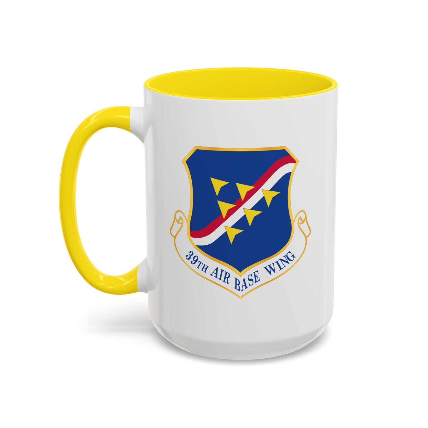 Accent Coffee Mug (11oz & 15oz) - USAF - 39th Airbase Wing wo Txt