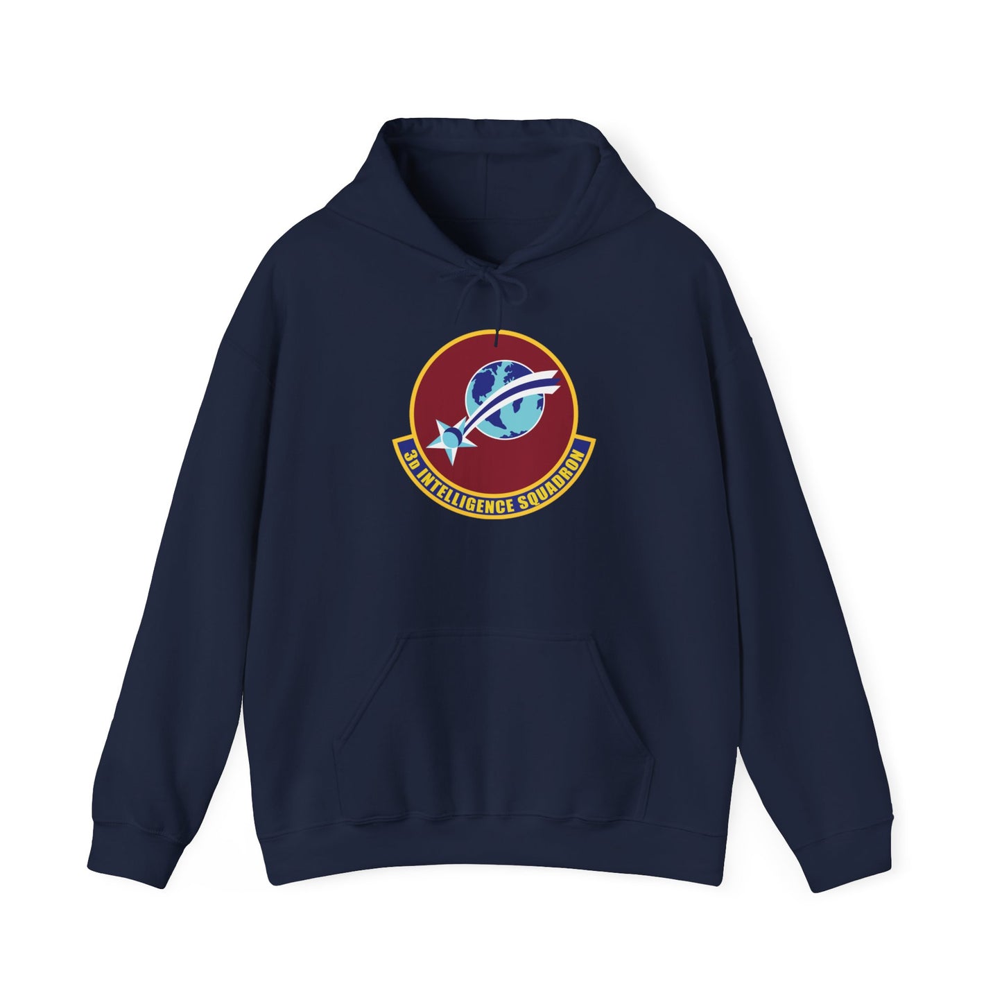 Unisex Heavy Blend Hooded Sweatshirt - USAF - 3rd Intelligence Squadron wo txt