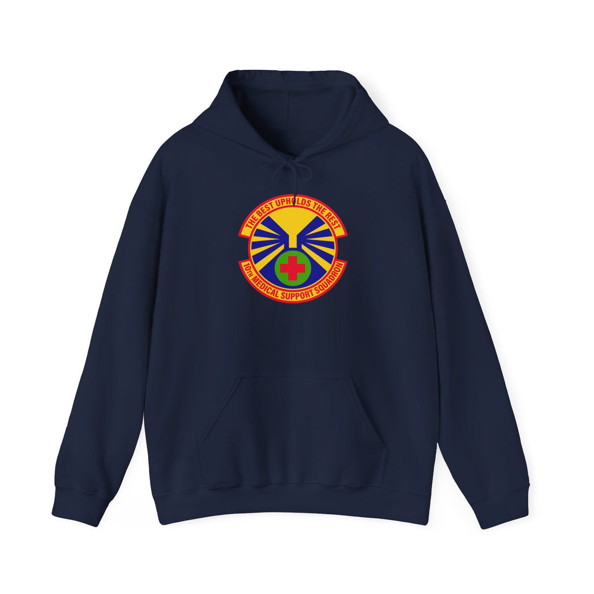 Unisex Heavy Blend Hooded Sweatshirt - USAF - 10th Medical Support Squadron wo txt
