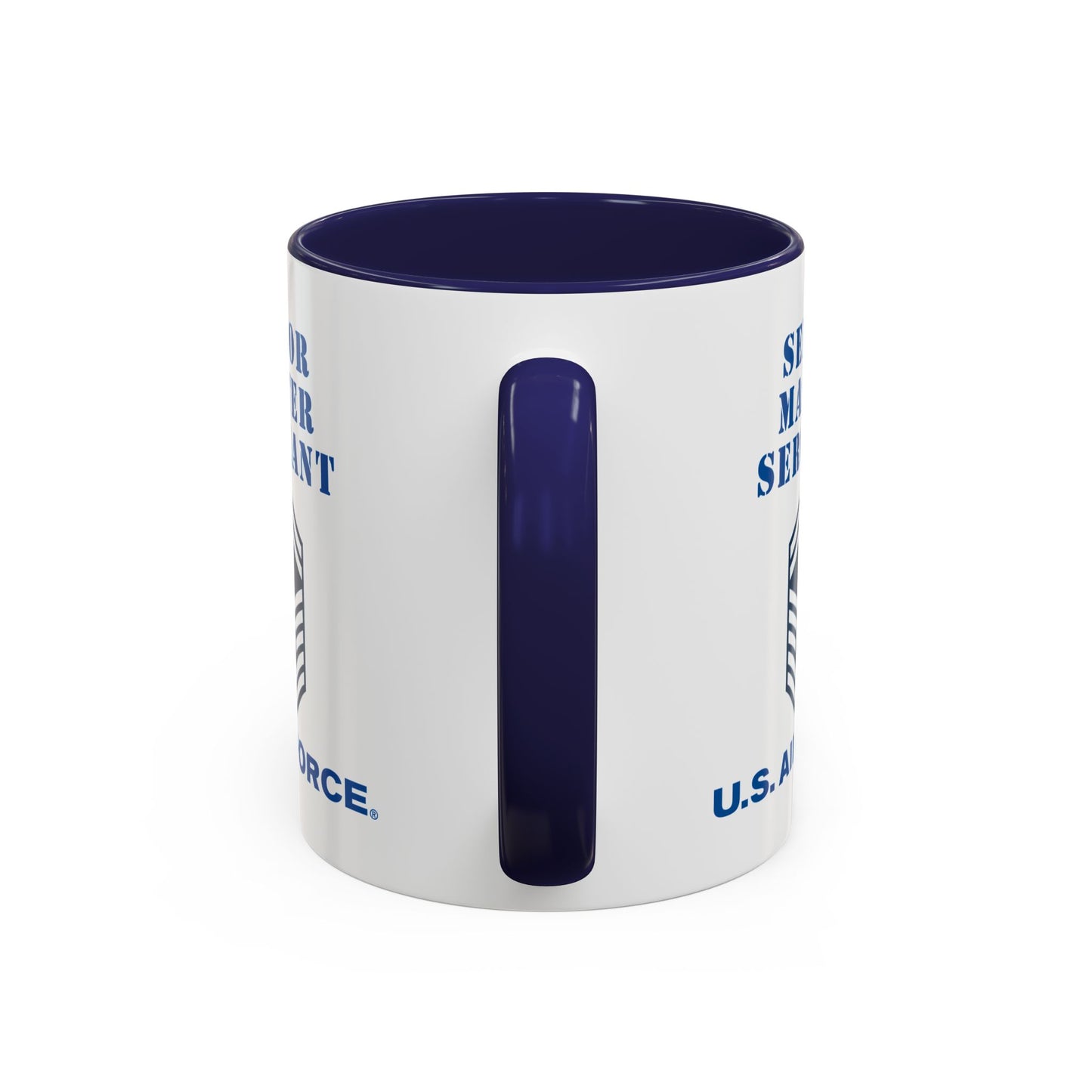 Accent Coffee Mug (11oz & 15oz) - USAF - Senior Master Sergeant (E8a) - 2020 - US Air Force w Text X 300