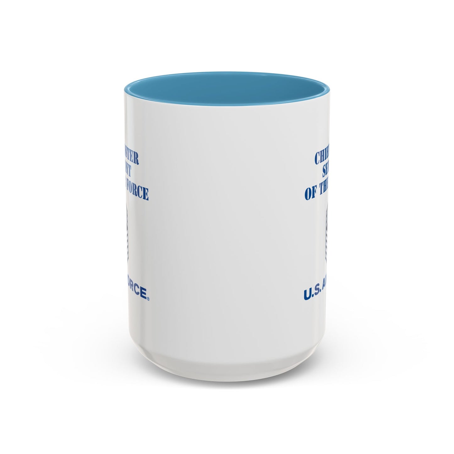 Accent Coffee Mug (11oz & 15oz) - USAF - Chief Master Sergeant of the Air Force (E9d) - US Air Force w Text X 300