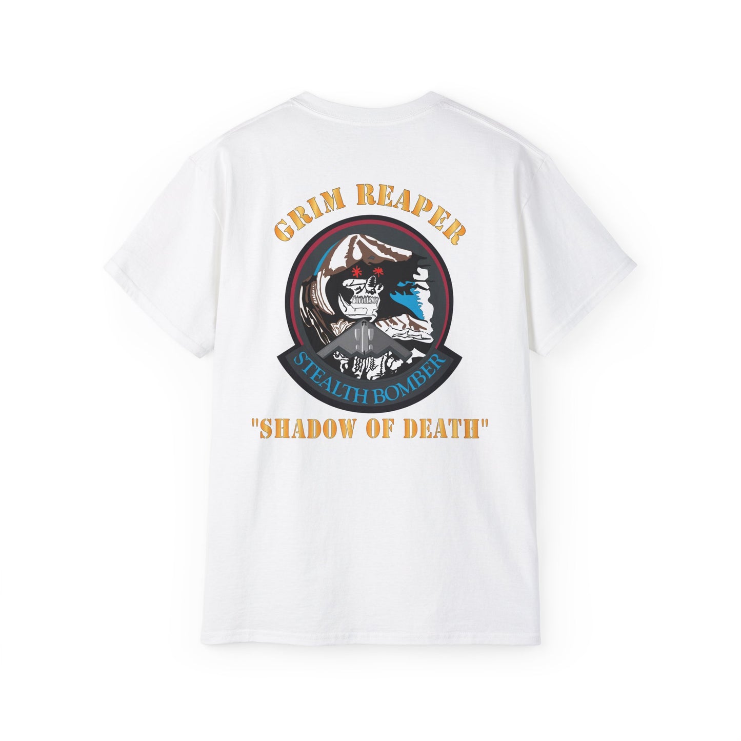 Unisex Ultra Cotton Tee - USAF - B2 - Grim Reaper - Stealth Bomber X 300
