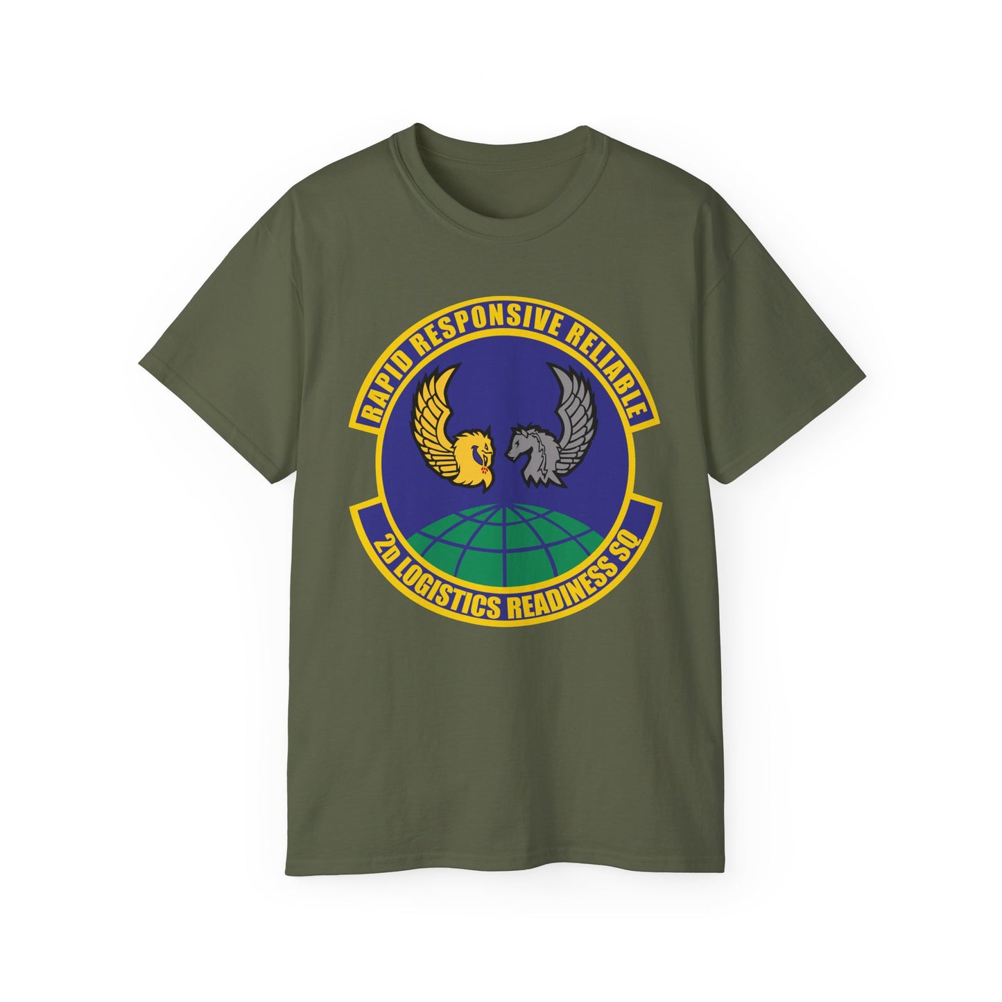 Unisex Ultra Cotton Tee - USAF - 2d Logistics Readiness Squadron wo txt