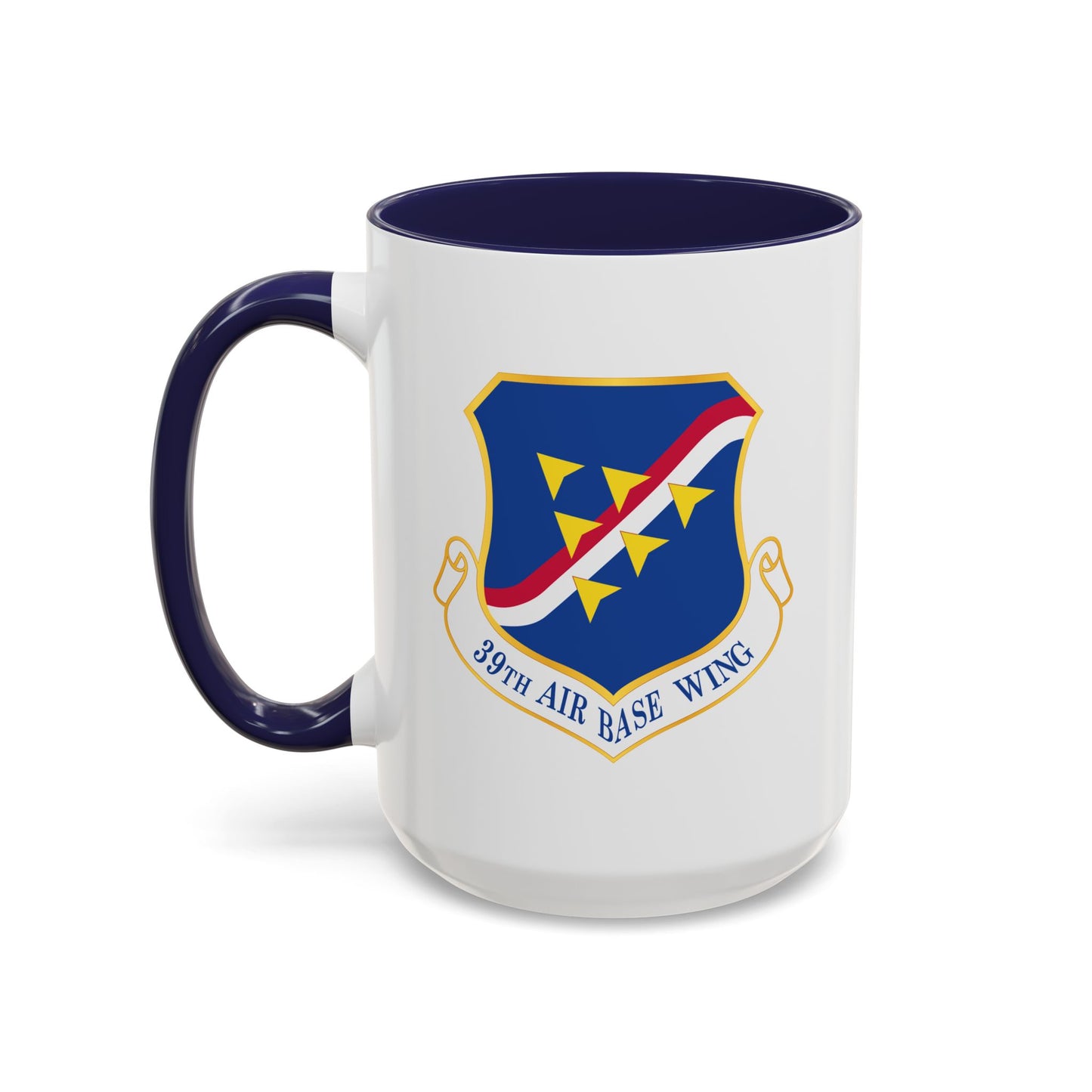 Accent Coffee Mug (11oz & 15oz) - USAF - 39th Airbase Wing wo Txt