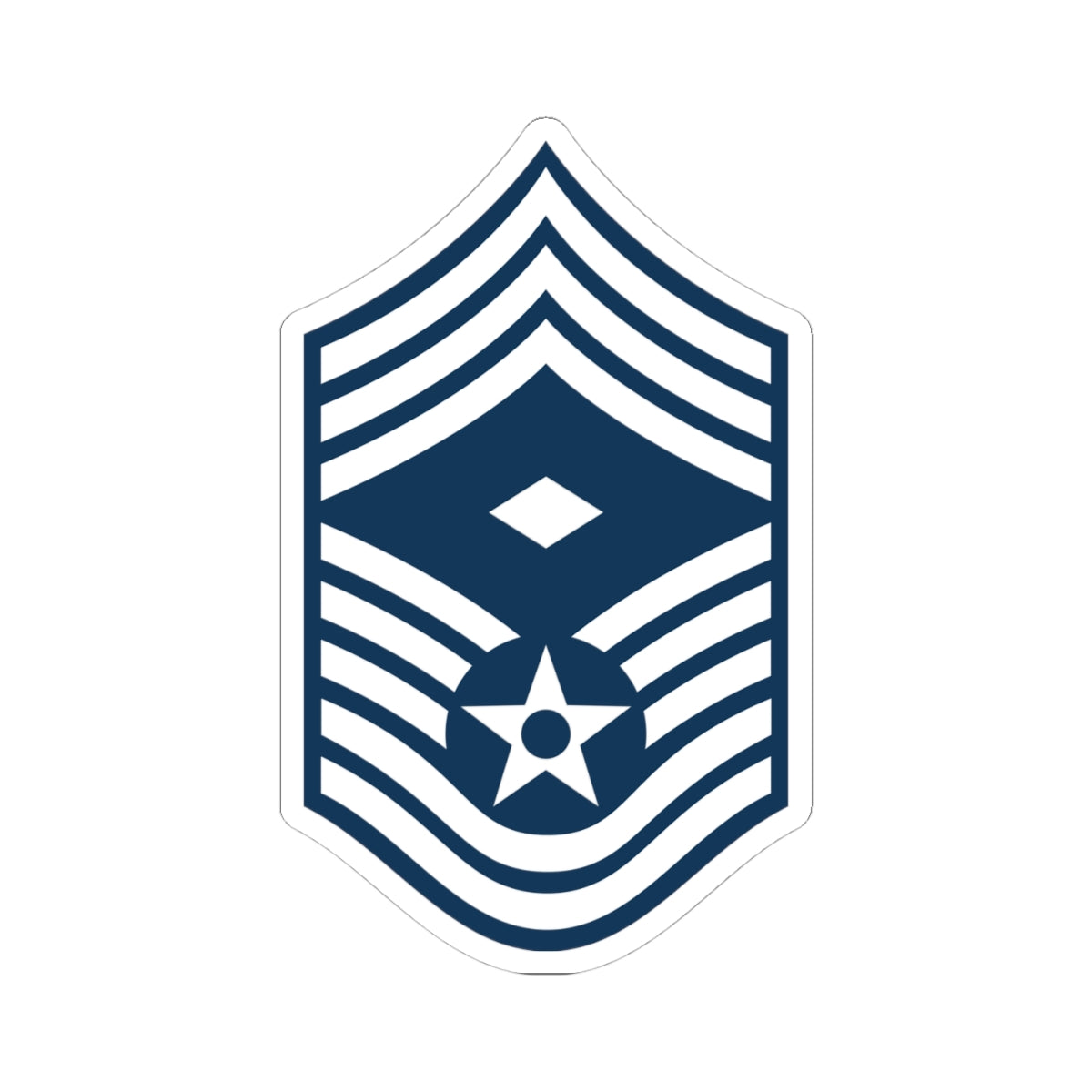 Kiss-Cut Stickers - USAF - First Sergeant (E9b) - 2020