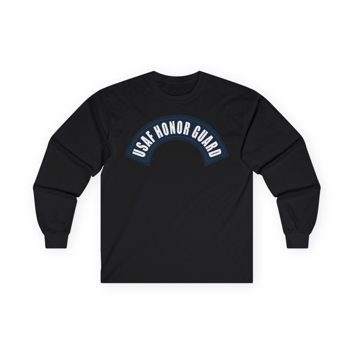Unisex Ultra Cotton Long Sleeve Tee - USAF Honor Guard Tab